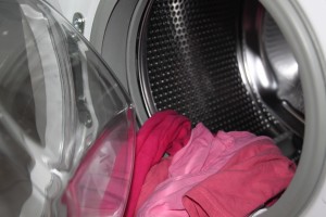 Wäsche in der Wäschetrommel